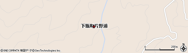 鹿児島県薩摩川内市下甑町片野浦周辺の地図