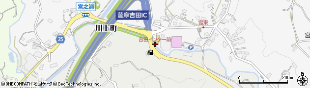 吉田インター前周辺の地図