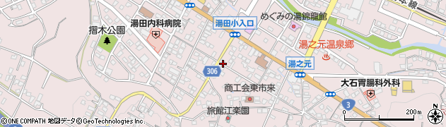 クリーニングのサンクリーン　湯之元店周辺の地図