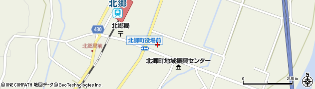 日南市役所総合支所　北郷町総合支所図書館周辺の地図