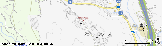 鹿児島県鹿児島市宮之浦町1221周辺の地図