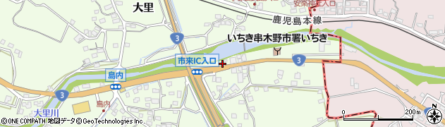 ＥＮＥＯＳ市来ＳＳ周辺の地図