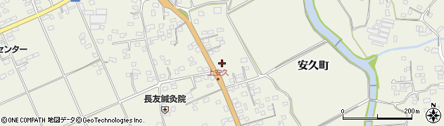 宮崎県都城市安久町4675周辺の地図