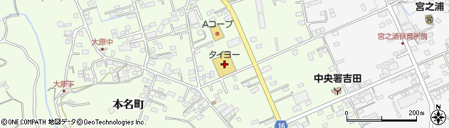 タイヨー吉田店周辺の地図