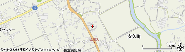 宮崎県都城市安久町4681周辺の地図