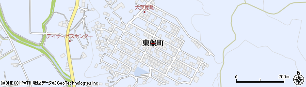 鹿児島県鹿児島市東俣町周辺の地図