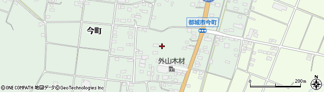 宮崎県都城市今町周辺の地図