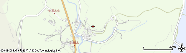 鹿児島県鹿児島市油須木町周辺の地図