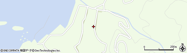 鹿児島県薩摩川内市下甑町瀬々野浦周辺の地図