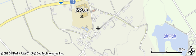 宮崎県都城市安久町2555周辺の地図