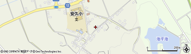 宮崎県都城市安久町2557周辺の地図