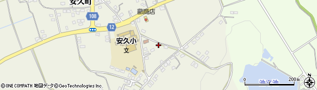 宮崎県都城市安久町2545周辺の地図