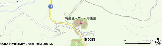 寿康園訪問介護事業所周辺の地図