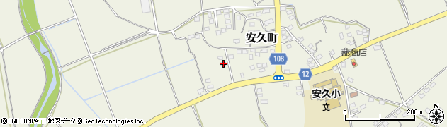 宮崎県都城市安久町2347周辺の地図