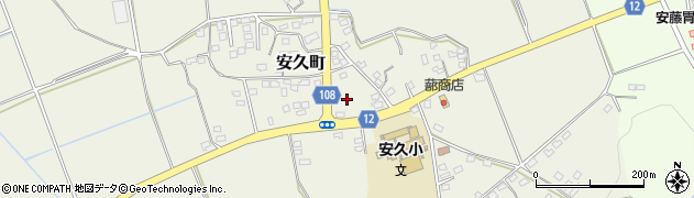 宮崎県都城市安久町2366周辺の地図