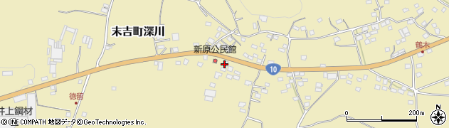 桑山商店周辺の地図