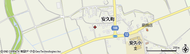 宮崎県都城市安久町2353周辺の地図