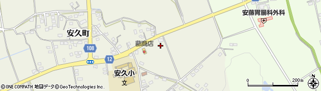 宮崎県都城市安久町2446周辺の地図