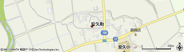宮崎県都城市安久町2291周辺の地図