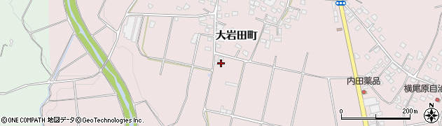 宮崎県都城市大岩田町6006周辺の地図
