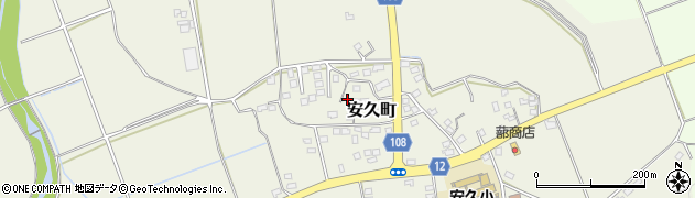 宮崎県都城市安久町2281周辺の地図