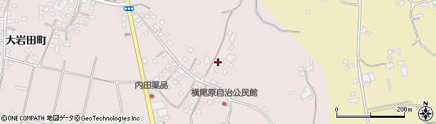 宮崎県都城市大岩田町5725周辺の地図