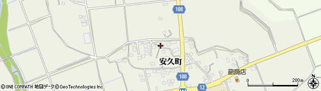宮崎県都城市安久町2279周辺の地図