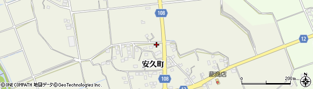宮崎県都城市安久町7093周辺の地図