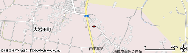 宮崎県都城市大岩田町5747周辺の地図