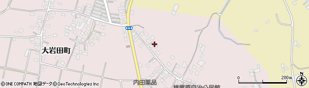 宮崎県都城市大岩田町5741周辺の地図