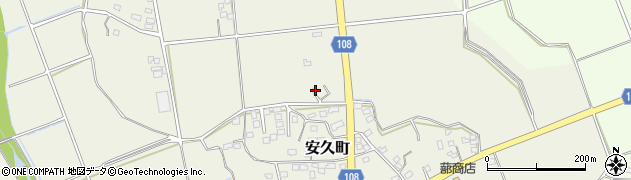 宮崎県都城市安久町7091周辺の地図