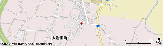 宮崎県都城市大岩田町6102周辺の地図