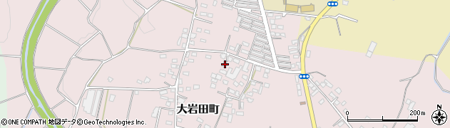 宮崎県都城市大岩田町6095周辺の地図