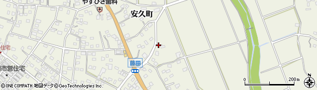 宮崎県都城市安久町6018周辺の地図