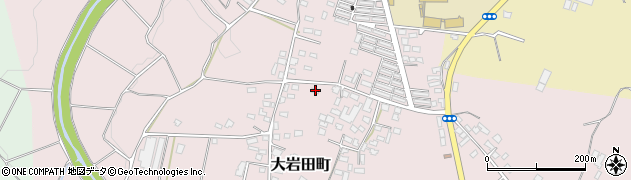 宮崎県都城市大岩田町6093周辺の地図