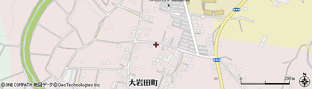宮崎県都城市大岩田町6094周辺の地図