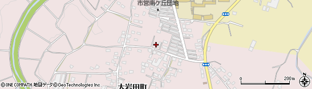 宮崎県都城市大岩田町6115周辺の地図
