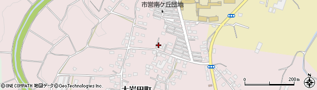 宮崎県都城市大岩田町6116周辺の地図