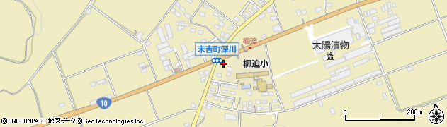 飯山石油店周辺の地図