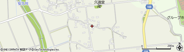 宮崎県都城市安久町2161周辺の地図