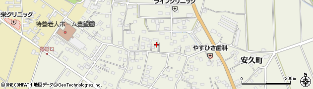 宮崎県都城市安久町6316周辺の地図