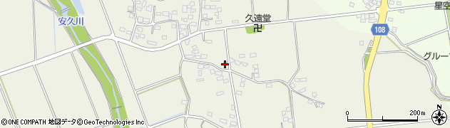 宮崎県都城市安久町2125周辺の地図