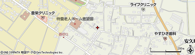 宮崎県都城市安久町4994周辺の地図
