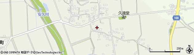 宮崎県都城市安久町2098周辺の地図