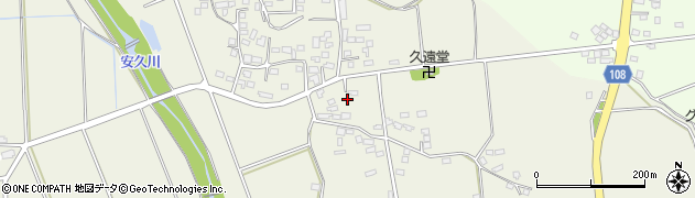 宮崎県都城市安久町2101周辺の地図