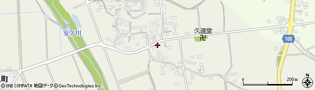 宮崎県都城市安久町2097周辺の地図