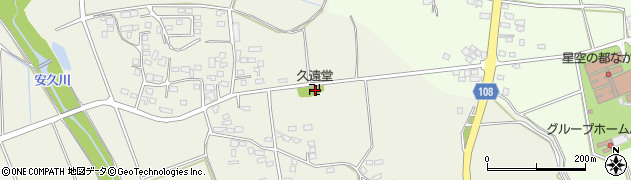 宮崎県都城市安久町7009周辺の地図