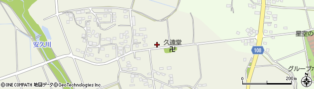 宮崎県都城市安久町2060周辺の地図