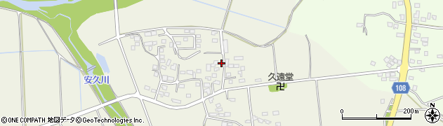 宮崎県都城市安久町2094周辺の地図