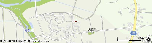 宮崎県都城市安久町6988周辺の地図